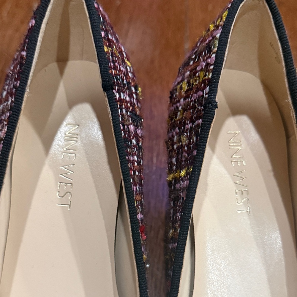 Nine West Multicolor Tweed Heels - Picture 2 of 3